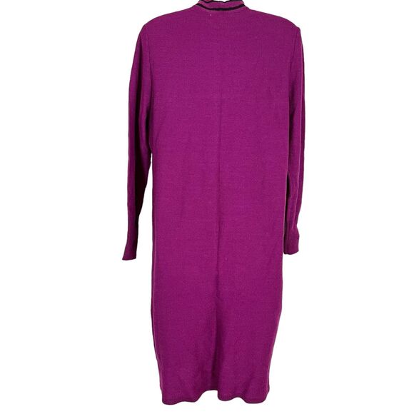 Alnoral Al Spokavicius Danielle Oliver Wool Knit Dress Vintage NWT $398 sz L - Picture 13 of 16